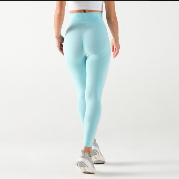 Light blue high waist leggings from Prozis. Size- M - Picture 4 of 7
